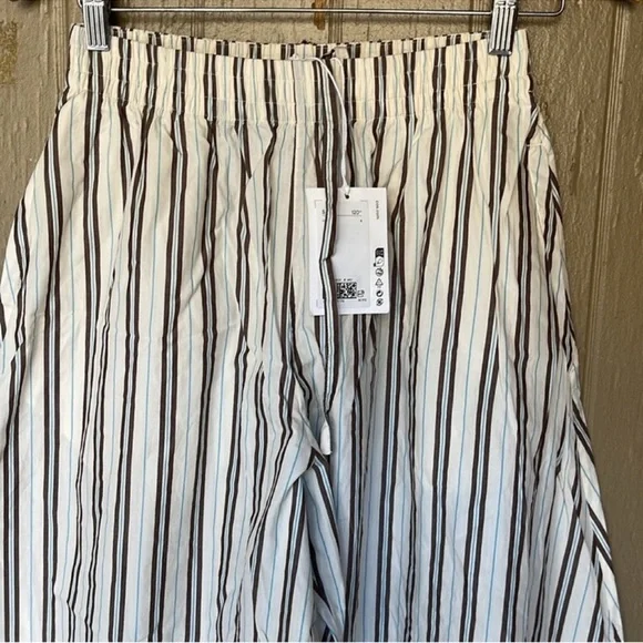 Cos striped wide leg pants